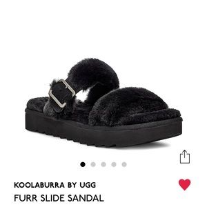 Koolaburra by Ugg Fur slide sandal